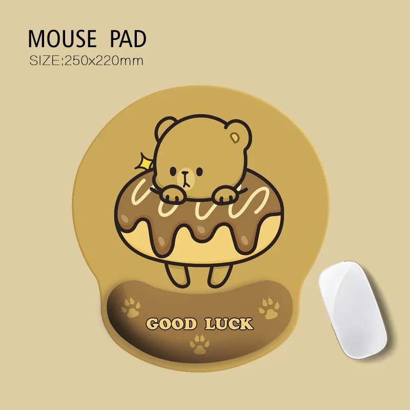 Cartoon Bear Mouse Pad With Wrist Rest Cute Animals Cat Large Shaped Mouse Pads Non-slip Keyboard Mousepad Desktop Decorations
Cartoon Bear Mouse Pad With Wrist Rest Cute Animals Cat Large Shaped Mouse Pads Non-slip Keyboard Mousepad Desktop Decorations
