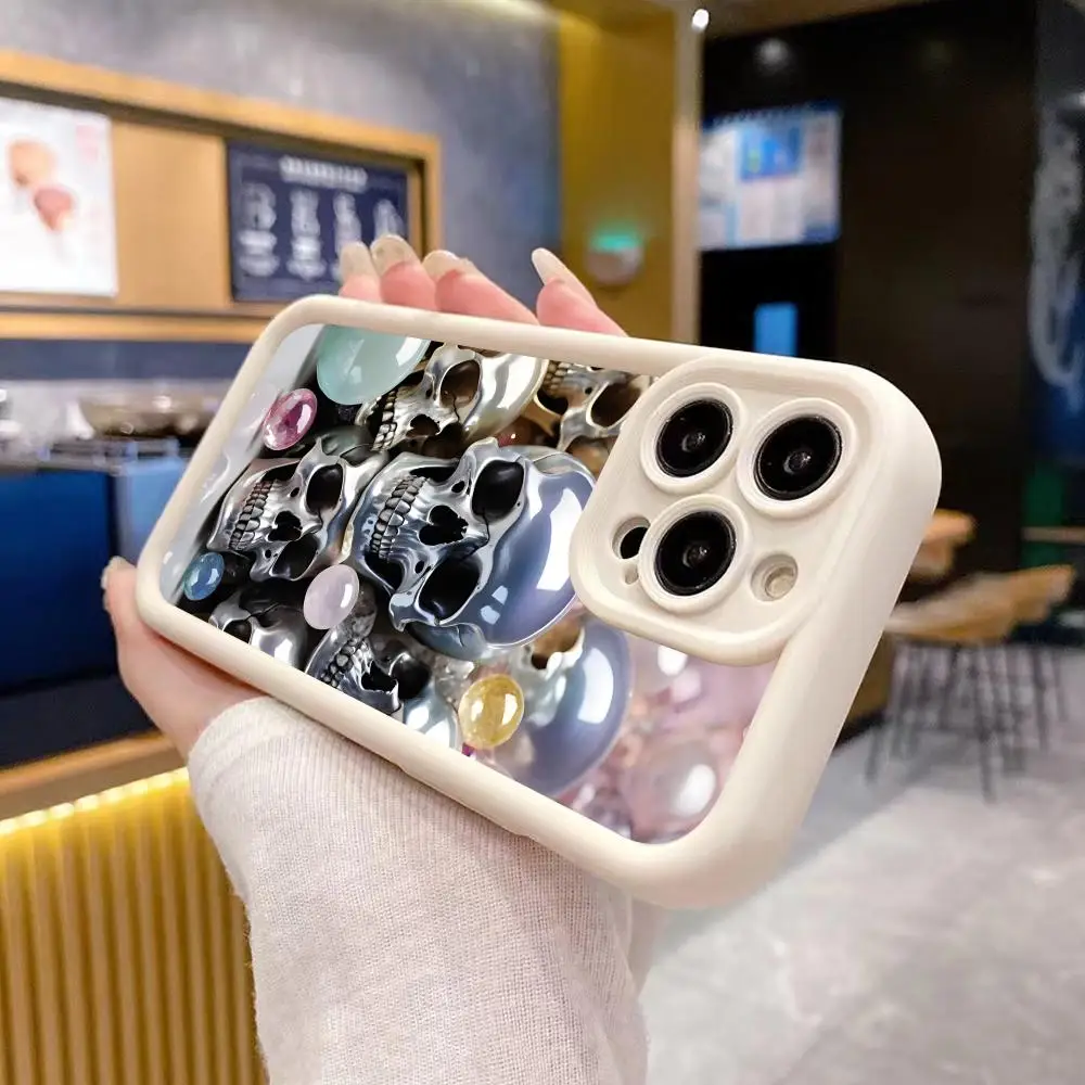 Чехол для мобильного телефона с серебряным черепом для iPhone 17, 16, 15, 14, 13, 12, 11 Air Pro Max Plus, утолщенный цветной чехол из ТПУ, красивый чехол
Чехол для мобильного телефона с серебряным черепом для iPhone 17, 16, 15, 14, 13, 12, 11 Air Pro Max Plus, утолщенный цветной чехол из ТПУ, красивый чехол