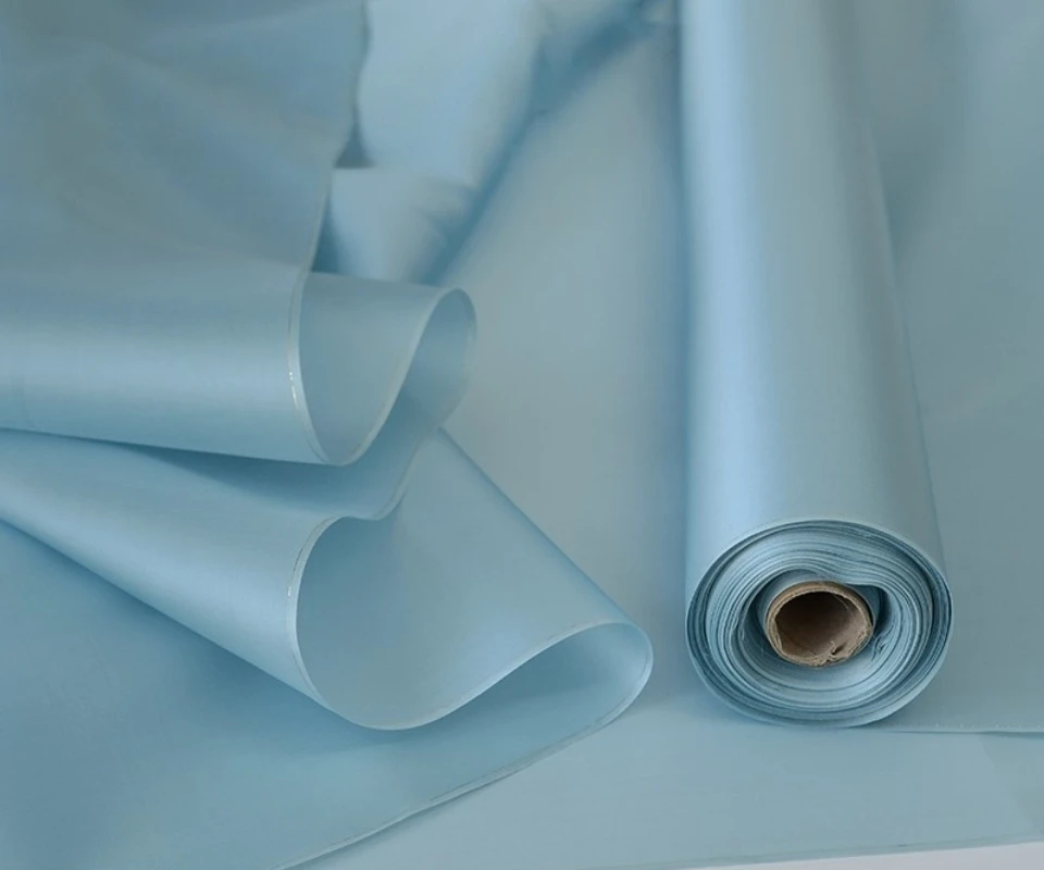 14 Mm 100% Mulberry Silk Organsatin Fabric Blue Gray Silvery White Color 140 Cm Width For Dress
14 Mm 100% Mulberry Silk Organsatin Fabric Blue Gray Silvery White Color 140 Cm Width For Dress