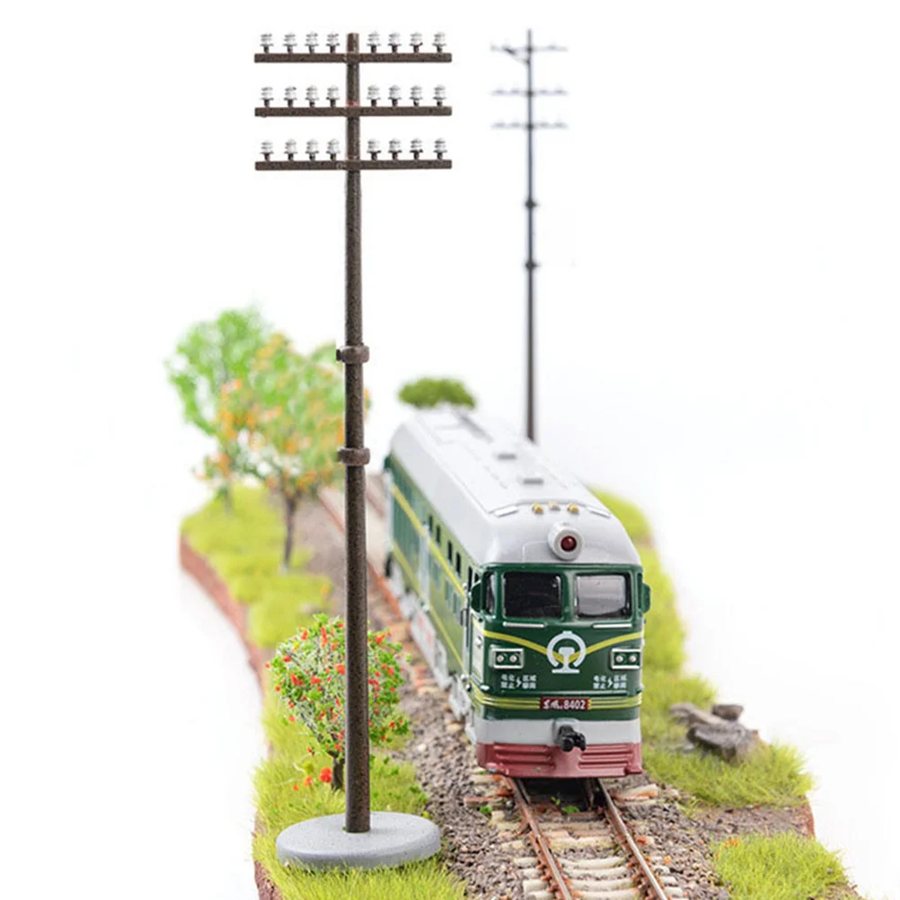 Railway Micro Landscape Garden Fake Telegraph Pole Models Three-dimensional Train
Railway Micro Landscape Garden Fake Telegraph Pole Models Three-dimensional Train