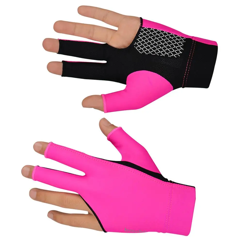 3 Finger Billiard Glove Anti Pool Snooker Men Gloves Comfortable Wrist Elastic Portable Size Fingers Glove
3 Finger Billiard Glove Anti Pool Snooker Men Gloves Comfortable Wrist Elastic Portable Size Fingers Glove