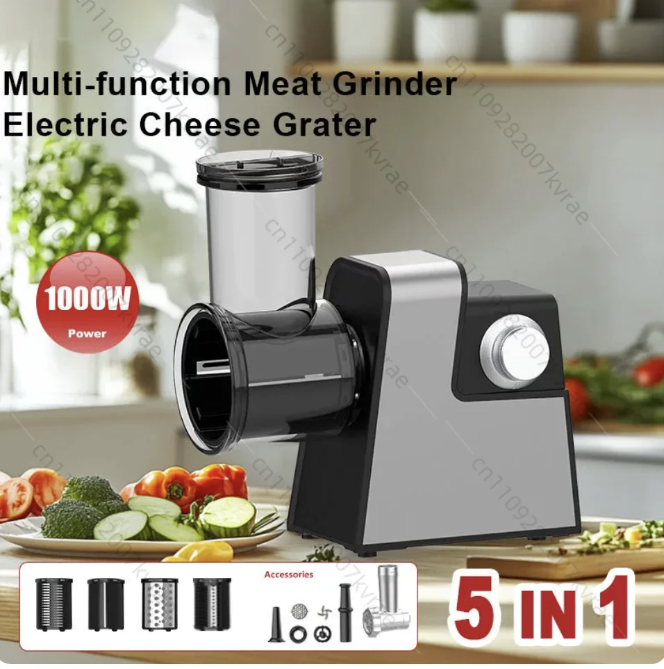 5-in-1 Electric Vegetable Slicer & Grinder Multi-functional Food Processor Low Noise Design Meat Grinder And Vegetable Cutter
5-in-1 Electric Vegetable Slicer & Grinder Multi-functional Food Processor Low Noise Design Meat Grinder And Vegetable Cutter