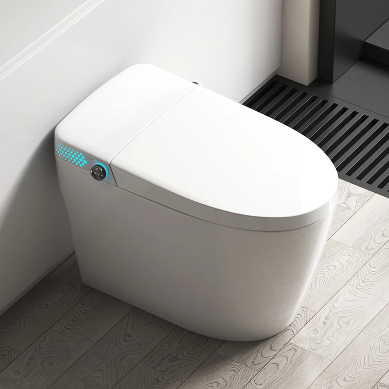 Modern Elongated Smart Toilet Remote Control Heated Seat Air Drying-Floor Mounted Ceramic S-trap
Modern Elongated Smart Toilet Remote Control Heated Seat Air Drying-Floor Mounted Ceramic S-trap