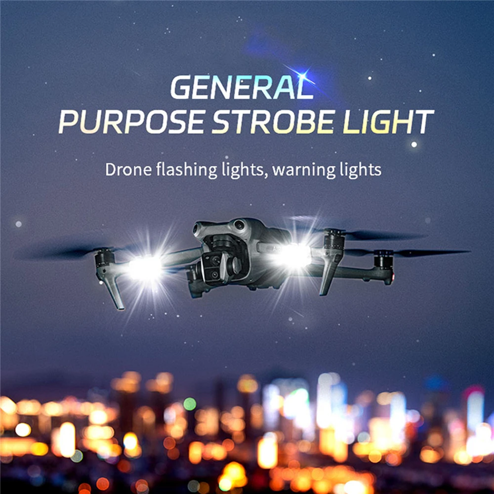 1pc General Warning Strobe Light Drone Flashing Night Navigation Led Signal Light For DJI Mavic Air Flip Neo/Bicycle/Motorbike
1pc General Warning Strobe Light Drone Flashing Night Navigation Led Signal Light For DJI Mavic Air Flip Neo/Bicycle/Motorbike