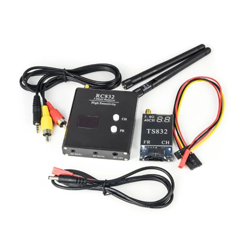 A32T-TS832 & RC832/RC832H V3.0 Transmitter Recevier Wireless Audio Video Transmission System 48Ch 5.8G 600Mw
A32T-TS832 & RC832/RC832H V3.0 Transmitter Recevier Wireless Audio Video Transmission System 48Ch 5.8G 600Mw