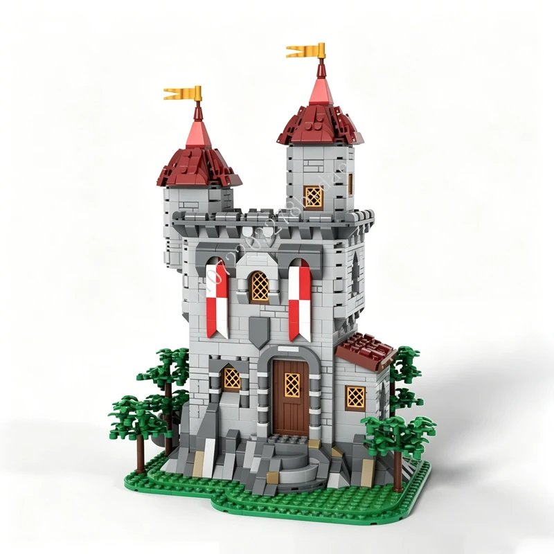 1600PCS MOC Medieval Castle Building Block Model Lion Knights' Outpost Castle Technical Brick DIY Set Toy For Adult Holiday Gift
1600PCS MOC Medieval Castle Building Block Model Lion Knights' Outpost Castle Technical Brick DIY Set Toy For Adult Holiday Gift