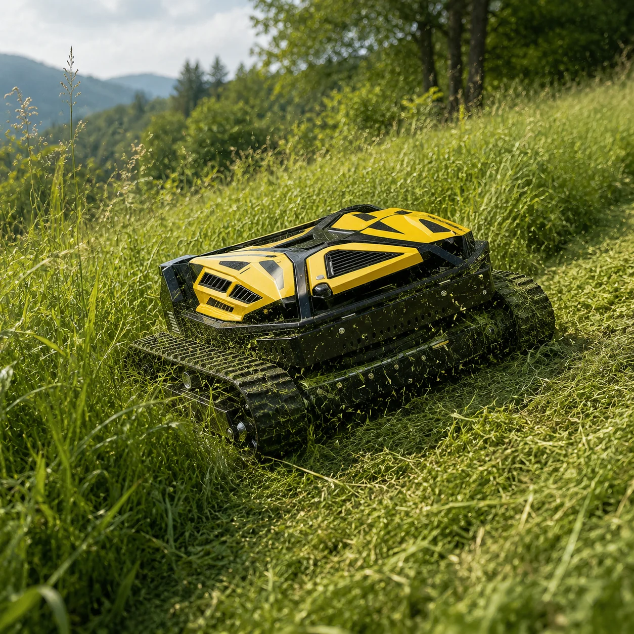 Customized Wireless Remote Lawn Mower 550mm 608cc Engine Smart Robotic Grass Cutter for Large Yards
Customized Wireless Remote Lawn Mower 550mm 608cc Engine Smart Robotic Grass Cutter for Large Yards