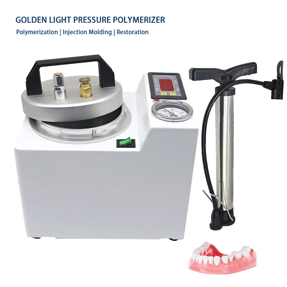 Dental Pressure Polymerizer Portable Denture Processing Machine Dental Injection Molding Device Heat Curing Denture Polymerizer
Dental Pressure Polymerizer Portable Denture Processing Machine Dental Injection Molding Device Heat Curing Denture Polymerizer