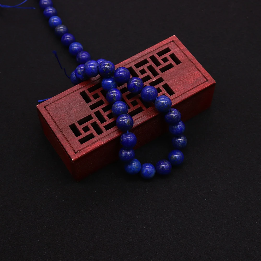 Stylish Light Luxury Polished Round Lapis Lazuli Loose Beads with Straight Holes Exquisite DIY Accessories Necklaces Bracelets
Stylish Light Luxury Polished Round Lapis Lazuli Loose Beads with Straight Holes Exquisite DIY Accessories Necklaces Bracelets