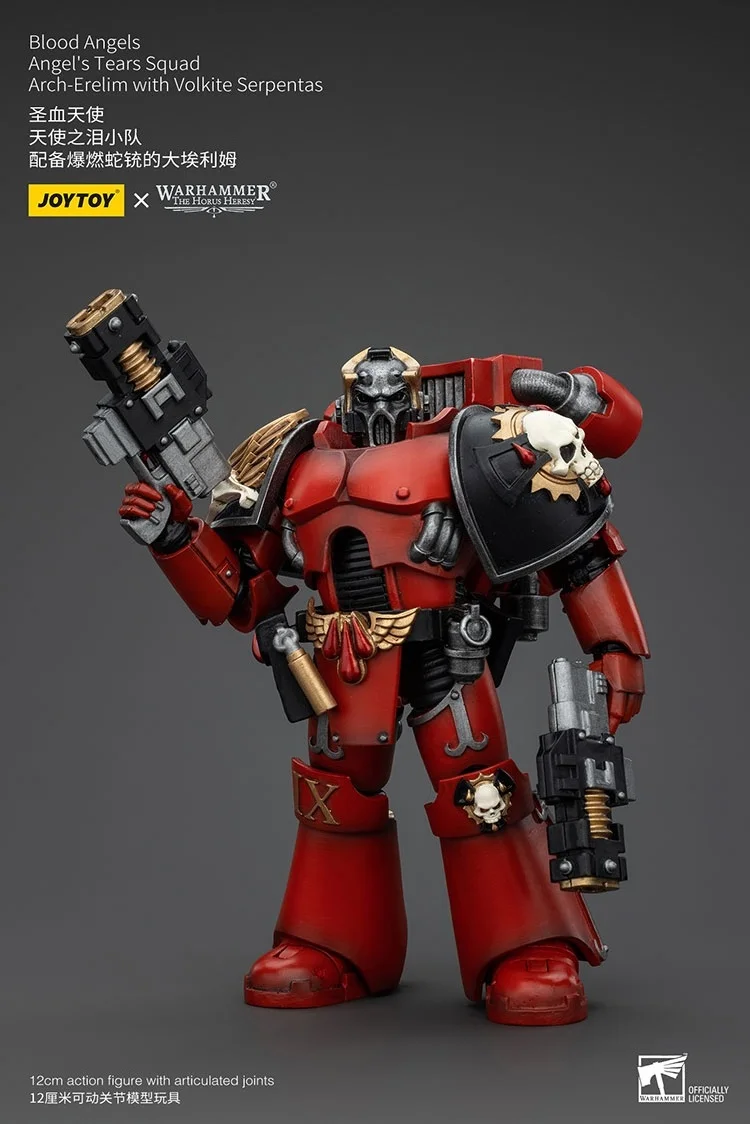 JOYTOY Warhammer "The Horus Heresy" Blood Angels Angel's Tears Squad Erelim With Angel's Tears Grenade Launcher Figures Doll
JOYTOY Warhammer "The Horus Heresy" Blood Angels Angel's Tears Squad Erelim With Angel's Tears Grenade Launcher Figures Doll