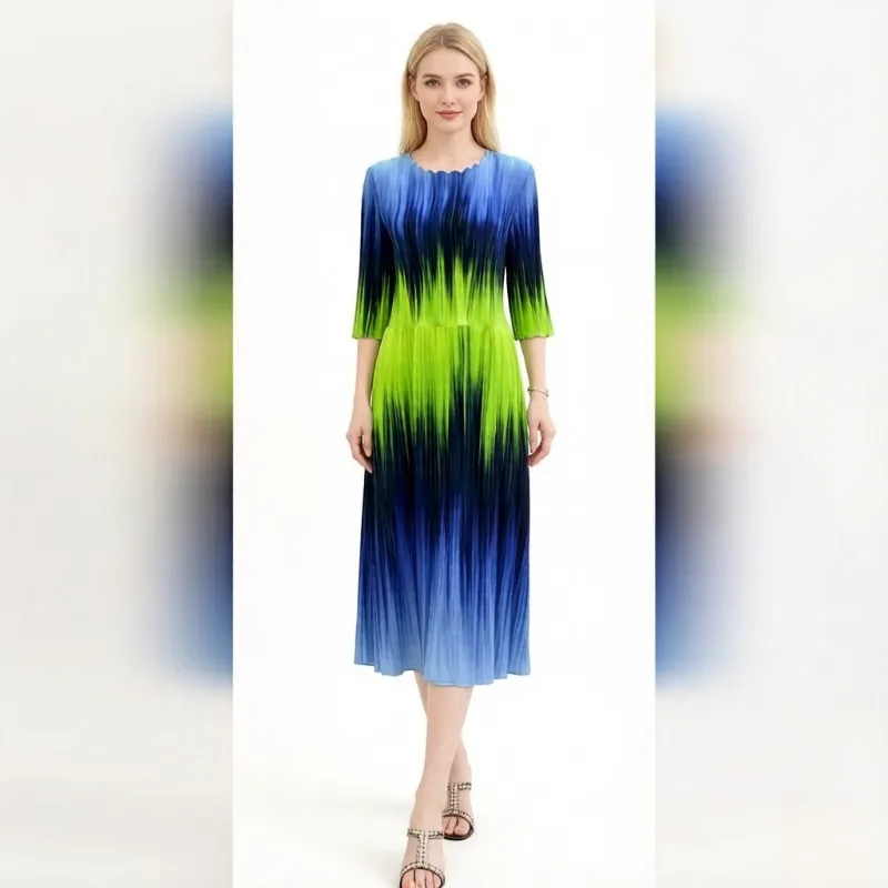 Miyake Pleated New 2026 Spring Summer Printed Dress Loose Fashionable Design A-line Skirt Casual Stylish Flower Bud Dress Pleat
Miyake Pleated New 2026 Spring Summer Printed Dress Loose Fashionable Design A-line Skirt Casual Stylish Flower Bud Dress Pleat