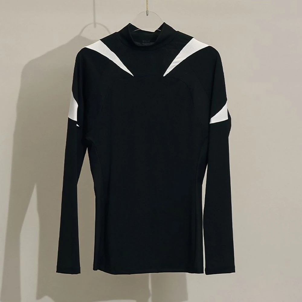 2026 New Fashion Korean Style Women's Golf Long Sleeve Tee Slim Fit Black White Block Stretchy for Spring Outdoor Quick Dry Top
2026 New Fashion Korean Style Women's Golf Long Sleeve Tee Slim Fit Black White Block Stretchy for Spring Outdoor Quick Dry Top