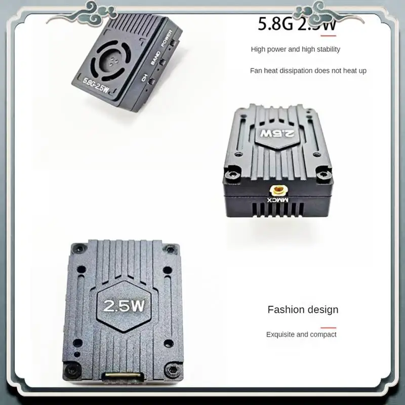 Premium 2.5W VTX High-Power FPV VTX Video Transmitter 25Mw/400Mw/800Mw/1600Mw/2500Mw For RC Long Distance Traversing Drones
Premium 2.5W VTX High-Power FPV VTX Video Transmitter 25Mw/400Mw/800Mw/1600Mw/2500Mw For RC Long Distance Traversing Drones