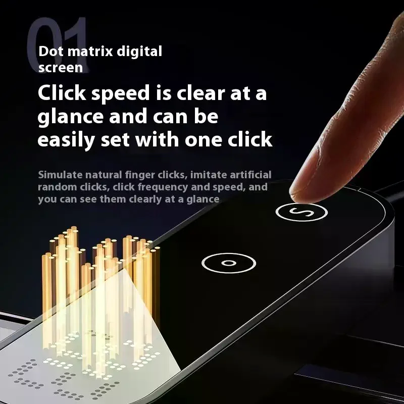 Screen Auto Clicker Simulated Finger Clicking For Smart Phone App Video Live Streaming Screen Touch Tripods Tapper Device
Screen Auto Clicker Simulated Finger Clicking For Smart Phone App Video Live Streaming Screen Touch Tripods Tapper Device