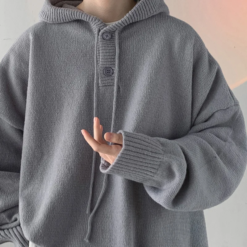 Sweater Men's Winter Loose Chic Retro Knit Teenagers Trendy Warm Solid Outerwear Knitted Sweater Men Sweater
Sweater Men's Winter Loose Chic Retro Knit Teenagers Trendy Warm Solid Outerwear Knitted Sweater Men Sweater