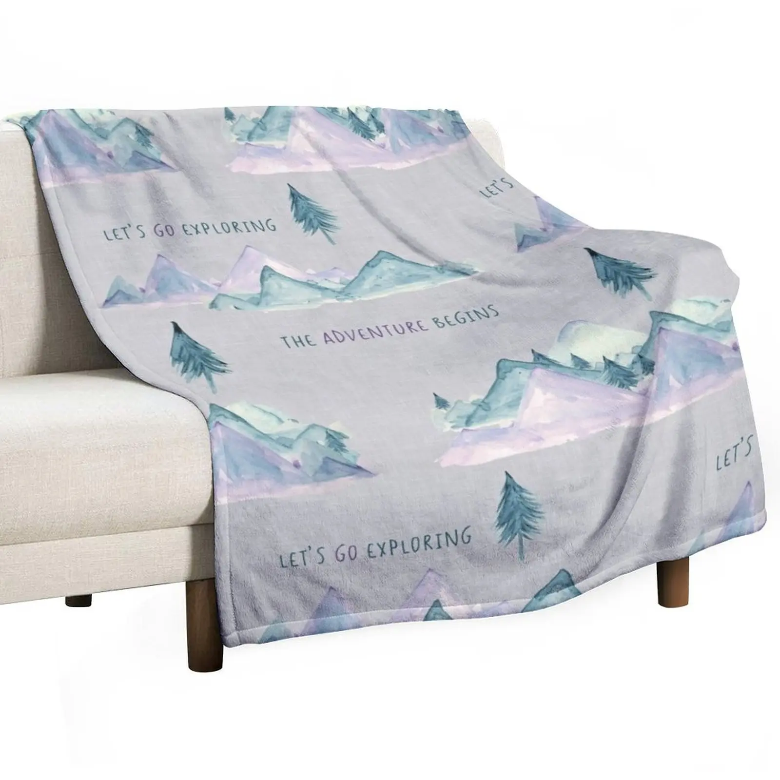 Let's Go Exploring Throw Blanket Compact Warm Blanket for Car Road Trip
Let's Go Exploring Throw Blanket Compact Warm Blanket for Car Road Trip