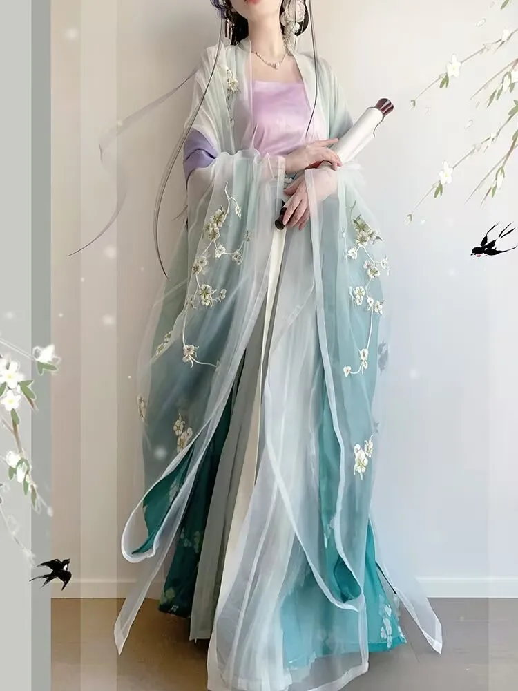 Hanfu Dress Women Chinese Traditional Cosplay Costume Ancient Hanfu Dress Birthday Party Dress Green Embroidered Hanfu Plus Size
Hanfu Dress Women Chinese Traditional Cosplay Costume Ancient Hanfu Dress Birthday Party Dress Green Embroidered Hanfu Plus Size
