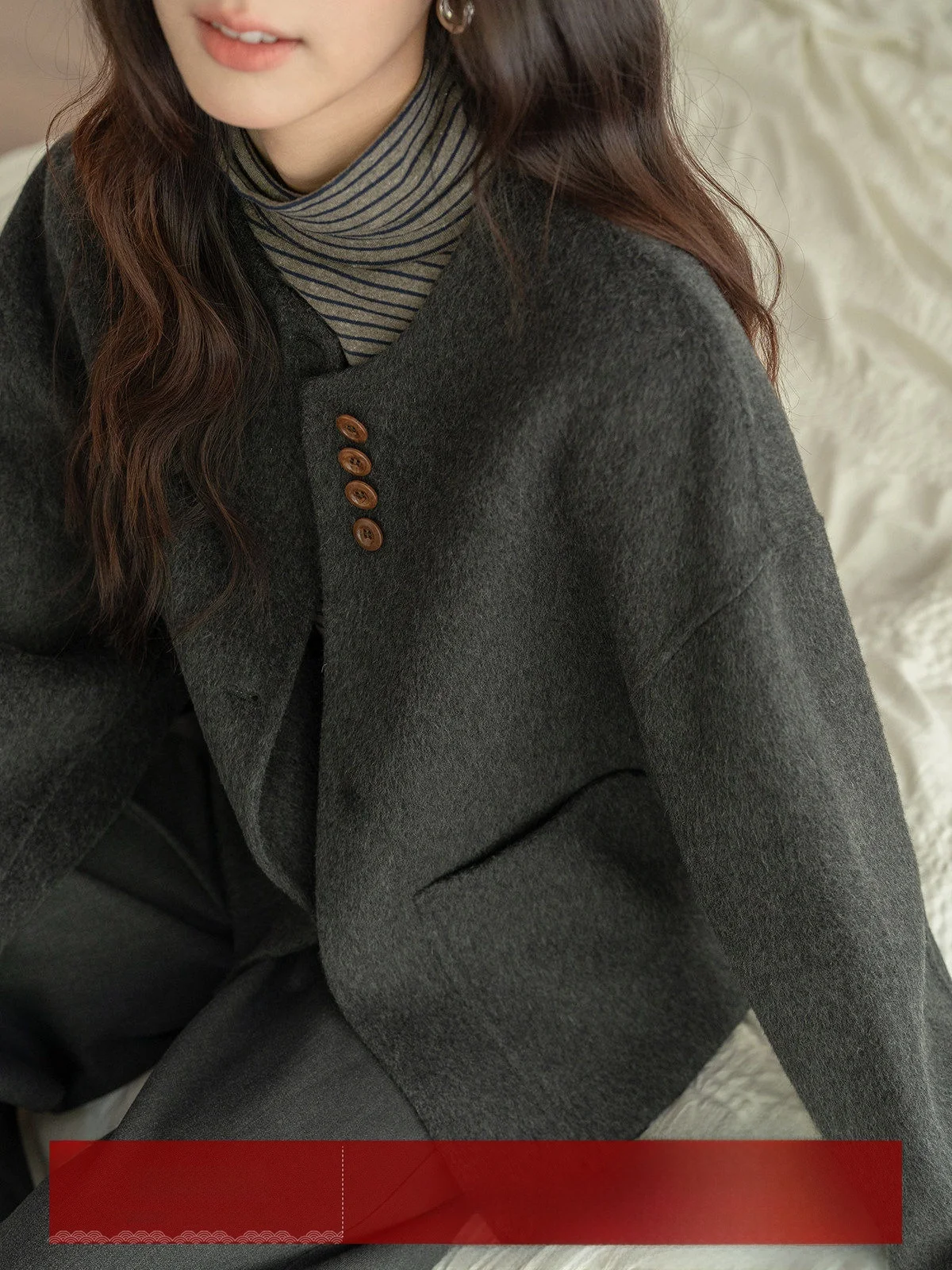 MoZaic двустороннее пальто Camere ort, женское свободное пальто, осень 2021, корейская шерстяная верхняя одежда на пуговицах, Long Sve
MoZaic двустороннее пальто Camere ort, женское свободное пальто, осень 2021, корейская шерстяная верхняя одежда на пуговицах, Long Sve