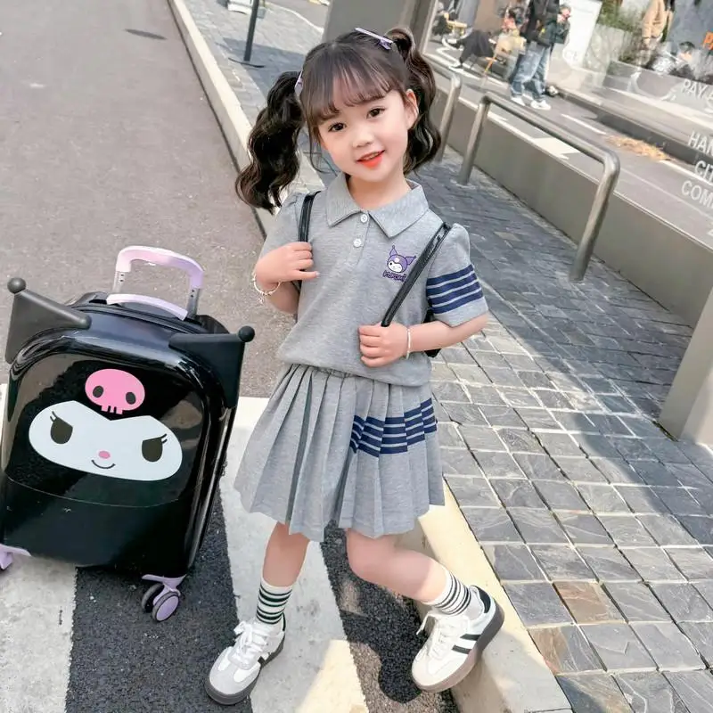 Kawaii Kuromis Pleated Skirt Sanrios Cartoon Figure Summer Cool Thin Western Style Child College Wind Pullover Girl Gift
Kawaii Kuromis Pleated Skirt Sanrios Cartoon Figure Summer Cool Thin Western Style Child College Wind Pullover Girl Gift