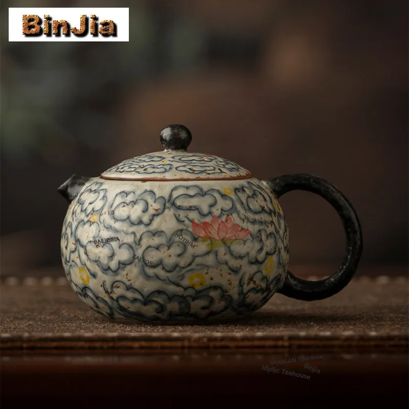 160ml Blue And White Auspicious Clouds Xishi Teapot Zen Tea Infuser Pot Tea Maker Kettle With Filter Chinese Tea Set Decoration
160ml Blue And White Auspicious Clouds Xishi Teapot Zen Tea Infuser Pot Tea Maker Kettle With Filter Chinese Tea Set Decoration