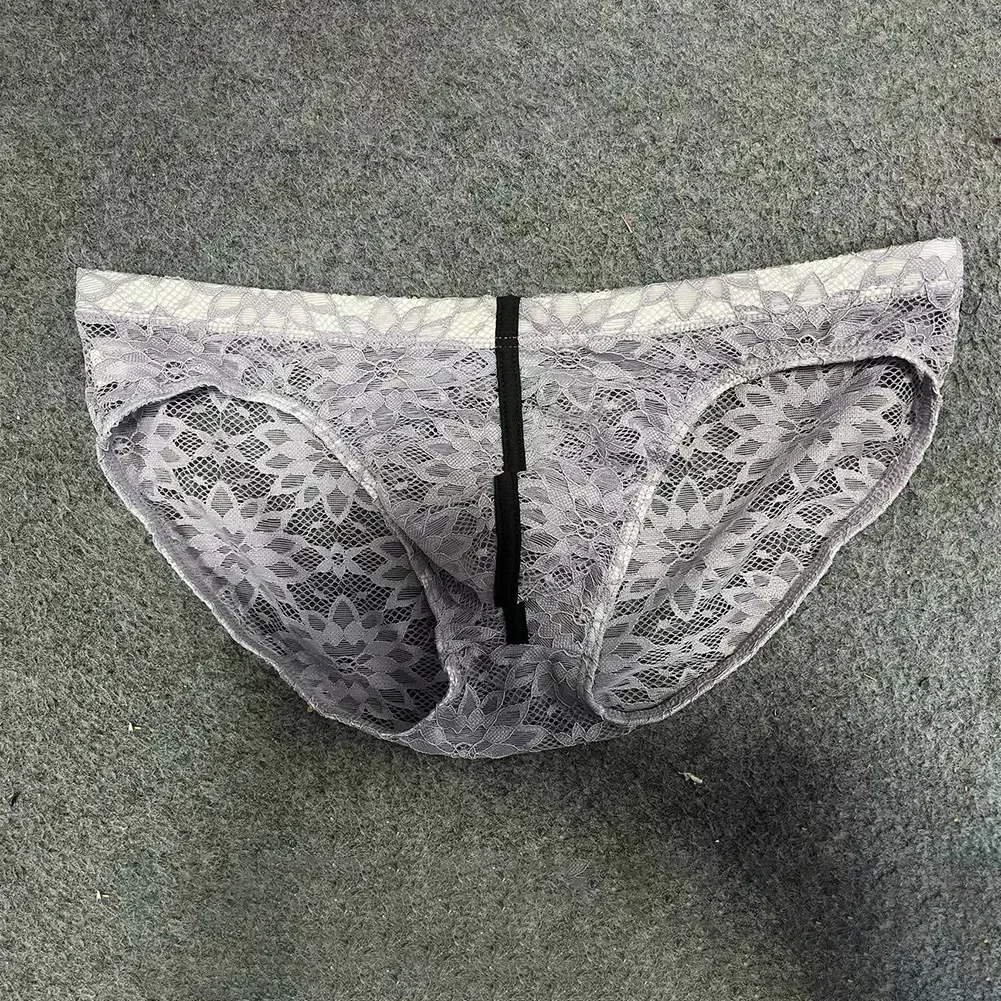 Men Sexy Lace Sissy Mesh Embroidery Underwear Sheer Transparent Briefs Pouch Bulge Panties Hollow Brief Seamless Men Briefs
Men Sexy Lace Sissy Mesh Embroidery Underwear Sheer Transparent Briefs Pouch Bulge Panties Hollow Brief Seamless Men Briefs