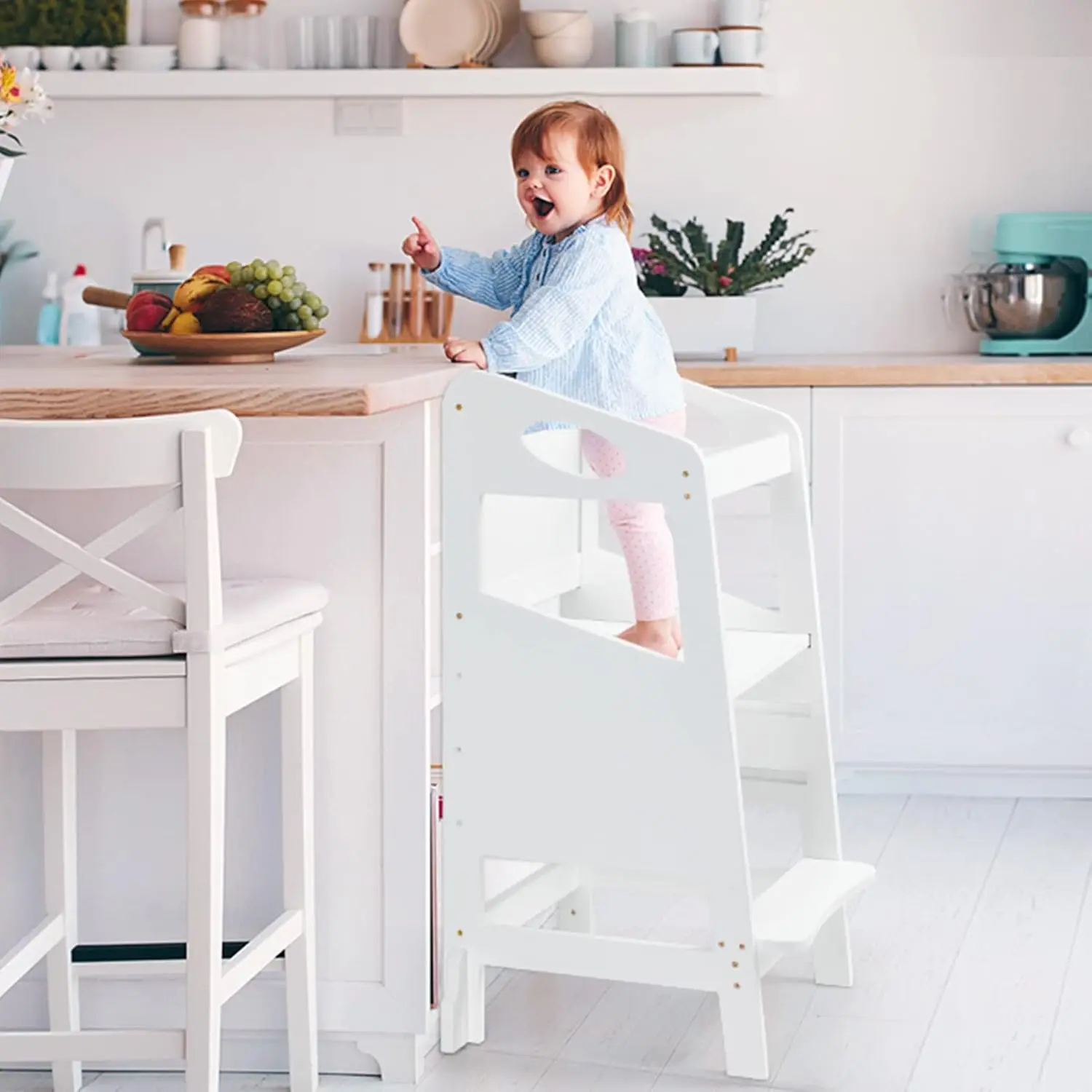 Wooden Toddler Tower For Learning, Toddler Step Stool For Bathroom Sink&Kitchen Counter,Toddler Tower With Anti-Tip
Wooden Toddler Tower For Learning, Toddler Step Stool For Bathroom Sink&Kitchen Counter,Toddler Tower With Anti-Tip