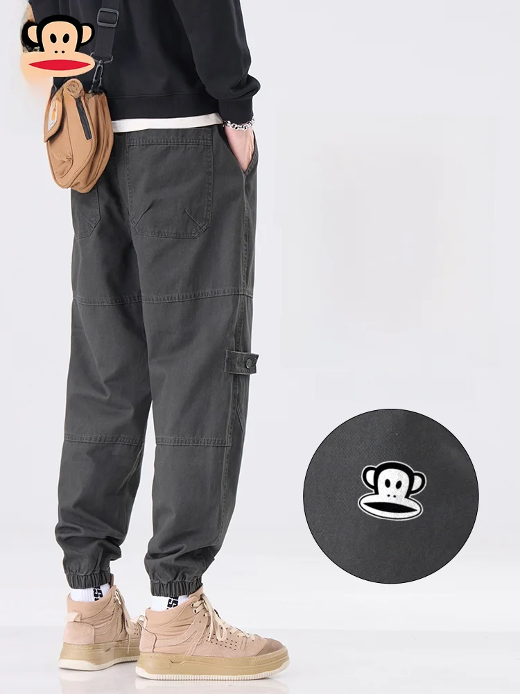 PaulFrank American Sle Loose Casual Cargo Pants Pure Cotton Men's Autumn New Trendy Brand Paratrooper Pants Workwear
PaulFrank American Sle Loose Casual Cargo Pants Pure Cotton Men's Autumn New Trendy Brand Paratrooper Pants Workwear