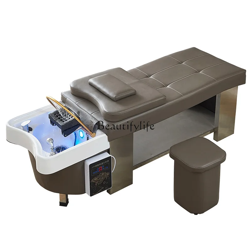 Thai water circulation hair treatment shampoo bed barber shop hair salon special
Thai water circulation hair treatment shampoo bed barber shop hair salon special