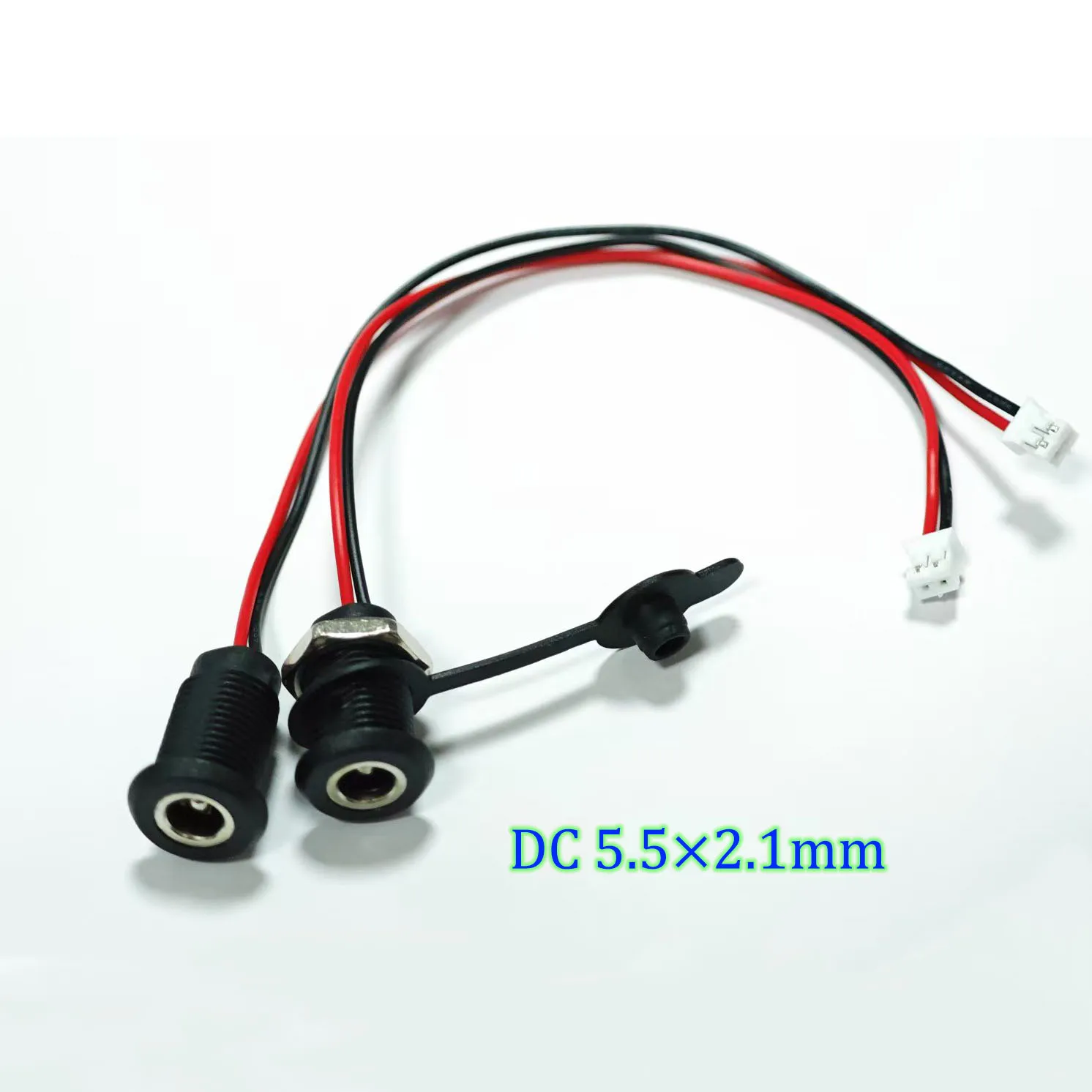 5.5 × 2.1mm threaded DC power socket with PH2.0 terminal connector, suitable for DIY waterproof plug DC charging interface
5.5 × 2.1mm threaded DC power socket with PH2.0 terminal connector, suitable for DIY waterproof plug DC charging interface