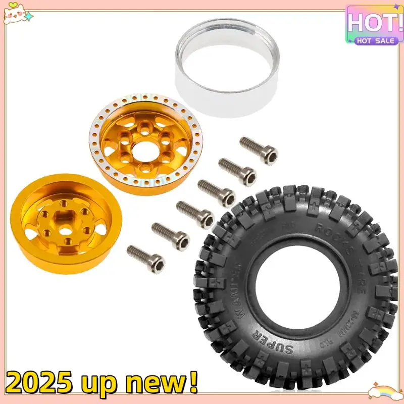 Stylish-4Pcs 55Mm Metal Beadlock Wheel Rim Rubber Tire Set For FCX24M Camel Cup 1/24 RC Crawler Car Upgrade Parts Accessories
Stylish-4Pcs 55Mm Metal Beadlock Wheel Rim Rubber Tire Set For FCX24M Camel Cup 1/24 RC Crawler Car Upgrade Parts Accessories