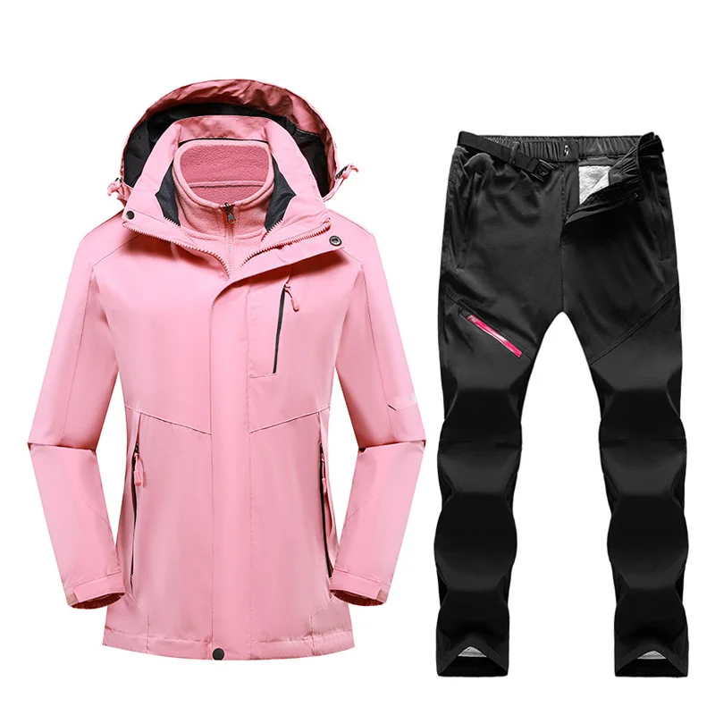 3 In 1 Winter Ski Suit Women Waterproof Windproof Skiing Snowboarding Jacket Pants Set Female Warm Snow Costumes Outdoor Wear
3 In 1 Winter Ski Suit Women Waterproof Windproof Skiing Snowboarding Jacket Pants Set Female Warm Snow Costumes Outdoor Wear