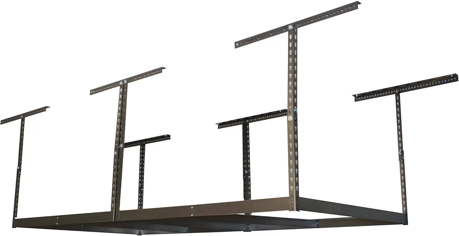 MonsterRax 4x8 Overhead Garage Storage Rack Frame Kit Hanging Storage Shelves Garage Ceiling Storage Rack System Ceiling
MonsterRax 4x8 Overhead Garage Storage Rack Frame Kit Hanging Storage Shelves Garage Ceiling Storage Rack System Ceiling