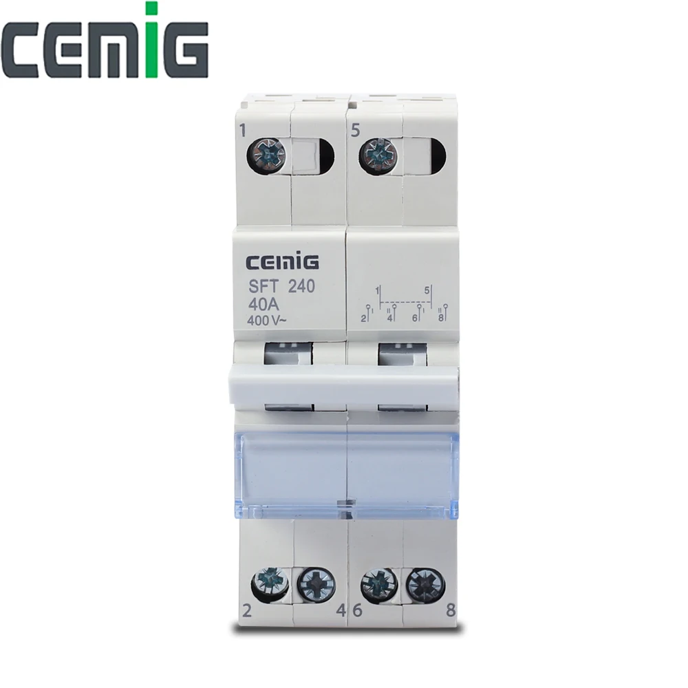 Cemig 2P Manual Dual Power Transfer Switch 40A 60A MTS Circuit Breaker Changeover Switch Isolation Interlock Switch
Cemig 2P Manual Dual Power Transfer Switch 40A 60A MTS Circuit Breaker Changeover Switch Isolation Interlock Switch