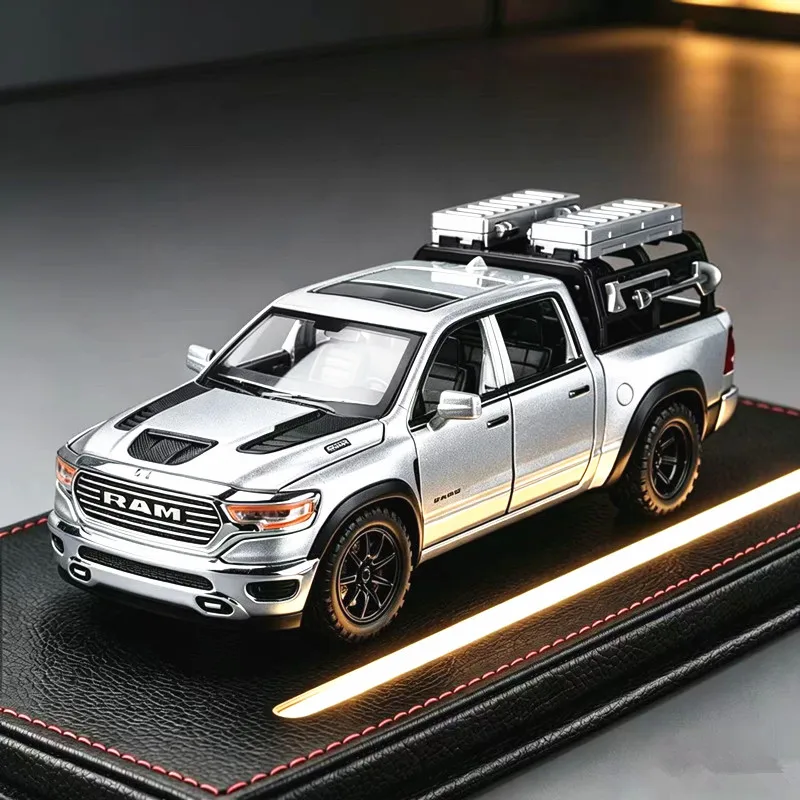 1:32 DODGE RAM 1500 REX Pickup Diecasts Metal Alloy Car Model Off-road Vehicles Car Model Simulation Sound Light Collection Gift
1:32 DODGE RAM 1500 REX Pickup Diecasts Metal Alloy Car Model Off-road Vehicles Car Model Simulation Sound Light Collection Gift