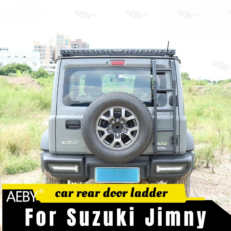 For Suzuki Jimny 2019-2026 Rear door tail ladder rear ladder,Aluminum folding tailgate ladder,Anti-slip,Car external accessories
For Suzuki Jimny 2019-2026 Rear door tail ladder rear ladder,Aluminum folding tailgate ladder,Anti-slip,Car external accessories