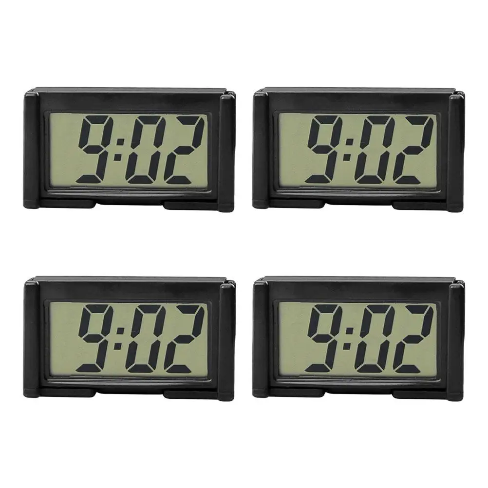 4 Pcs Cars Electronic Clock Digital Clocks Auto Dashboard Plastic Vehicle Mini Black Travel
4 Pcs Cars Electronic Clock Digital Clocks Auto Dashboard Plastic Vehicle Mini Black Travel
