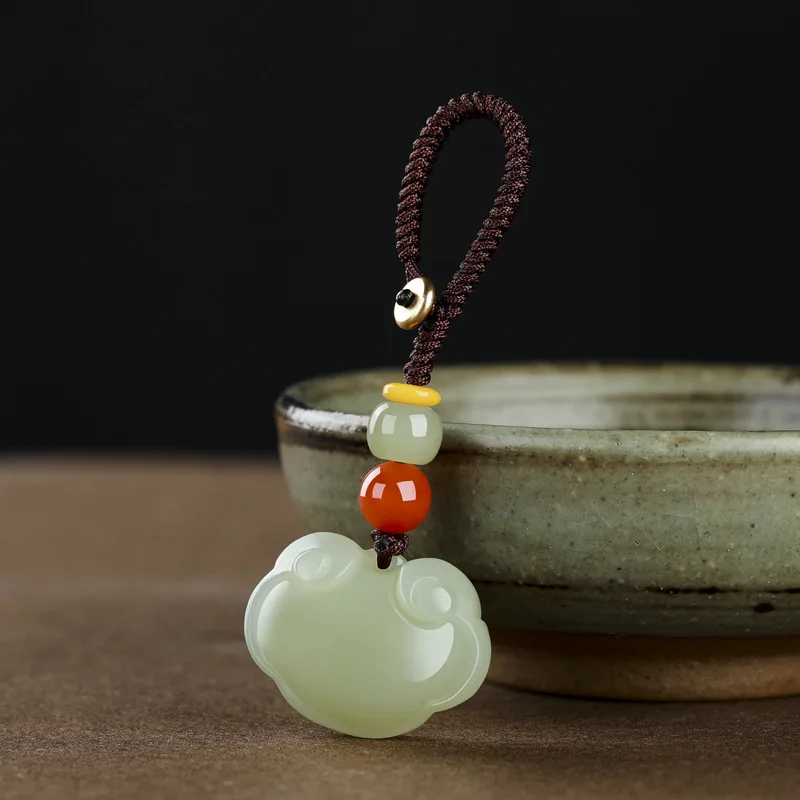 2026 Year of the Dragon Natural Hetian Jade Peace Lock Pendant Keychain Phone Bag Charm for Men and Women Gifts
2026 Year of the Dragon Natural Hetian Jade Peace Lock Pendant Keychain Phone Bag Charm for Men and Women Gifts