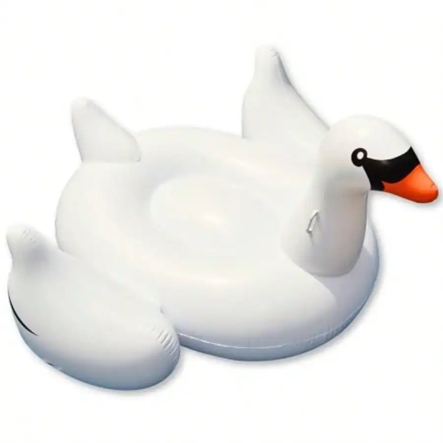 Giant Iatable Swan Pool Float Floatie Ride-On Lounge W/ Stable Legs Wings Large Rideable Blow Up Summer Beach Swimming Party Lounge Big Raft Tube Decoration Toys Adults
Giant Iatable Swan Pool Float Floatie Ride-On Lounge W/ Stable Legs Wings Large Rideable Blow Up Summer Beach Swimming Party Lounge Big Raft Tube Decoration Toys Adults