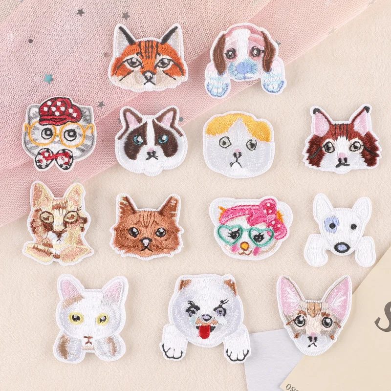 1pcs Iron On Patch Cartoon Cats and Dogs Embroidery Patch DIY Clothing Package Decoration Hot Melt Adhesive Animal Decal
1pcs Iron On Patch Cartoon Cats and Dogs Embroidery Patch DIY Clothing Package Decoration Hot Melt Adhesive Animal Decal