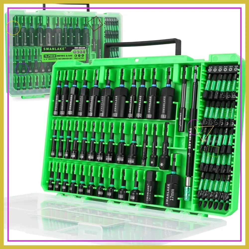 Набор магнитных отверток из 4 предметов для ударной дрели, метрических и разъемов SAE с быстросменным удлинителем
Набор магнитных отверток из 4 предметов для ударной дрели, метрических и разъемов SAE с быстросменным удлинителем