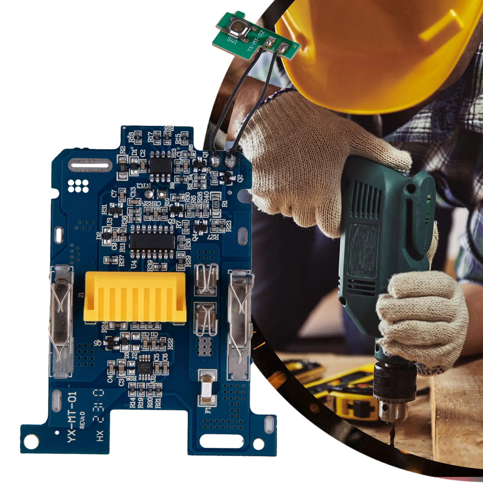 Li Ion Battery PCB Protection Board for 18V BL1830 BL1840 BL1850 BL1860B with Integrated Double IC Safety Features
Li Ion Battery PCB Protection Board for 18V BL1830 BL1840 BL1850 BL1860B with Integrated Double IC Safety Features