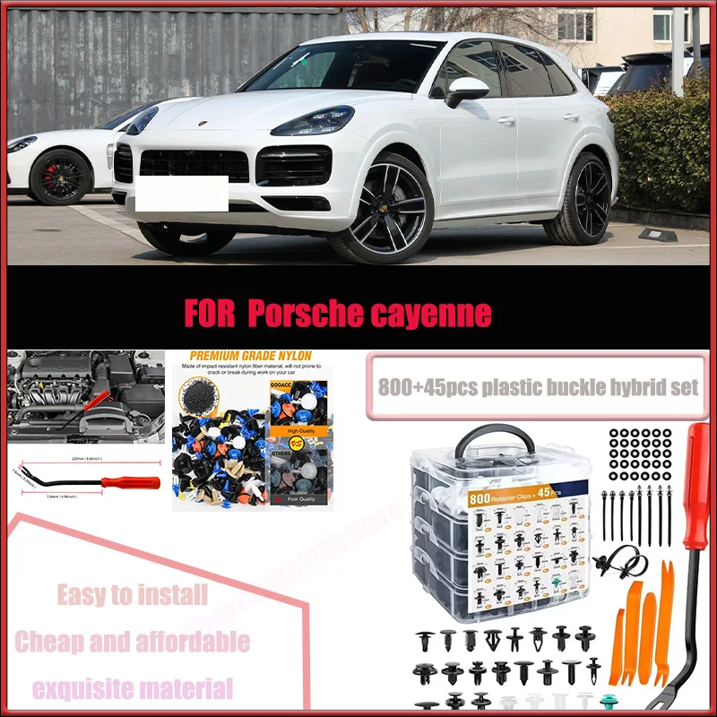 For Porsche cayenne Ford Audi Toyota Car Plastic Retainer Clips Kit 800+45pcs Auto Fender Push Pin Car Fastener Clip Mixed Set
For Porsche cayenne Ford Audi Toyota Car Plastic Retainer Clips Kit 800+45pcs Auto Fender Push Pin Car Fastener Clip Mixed Set