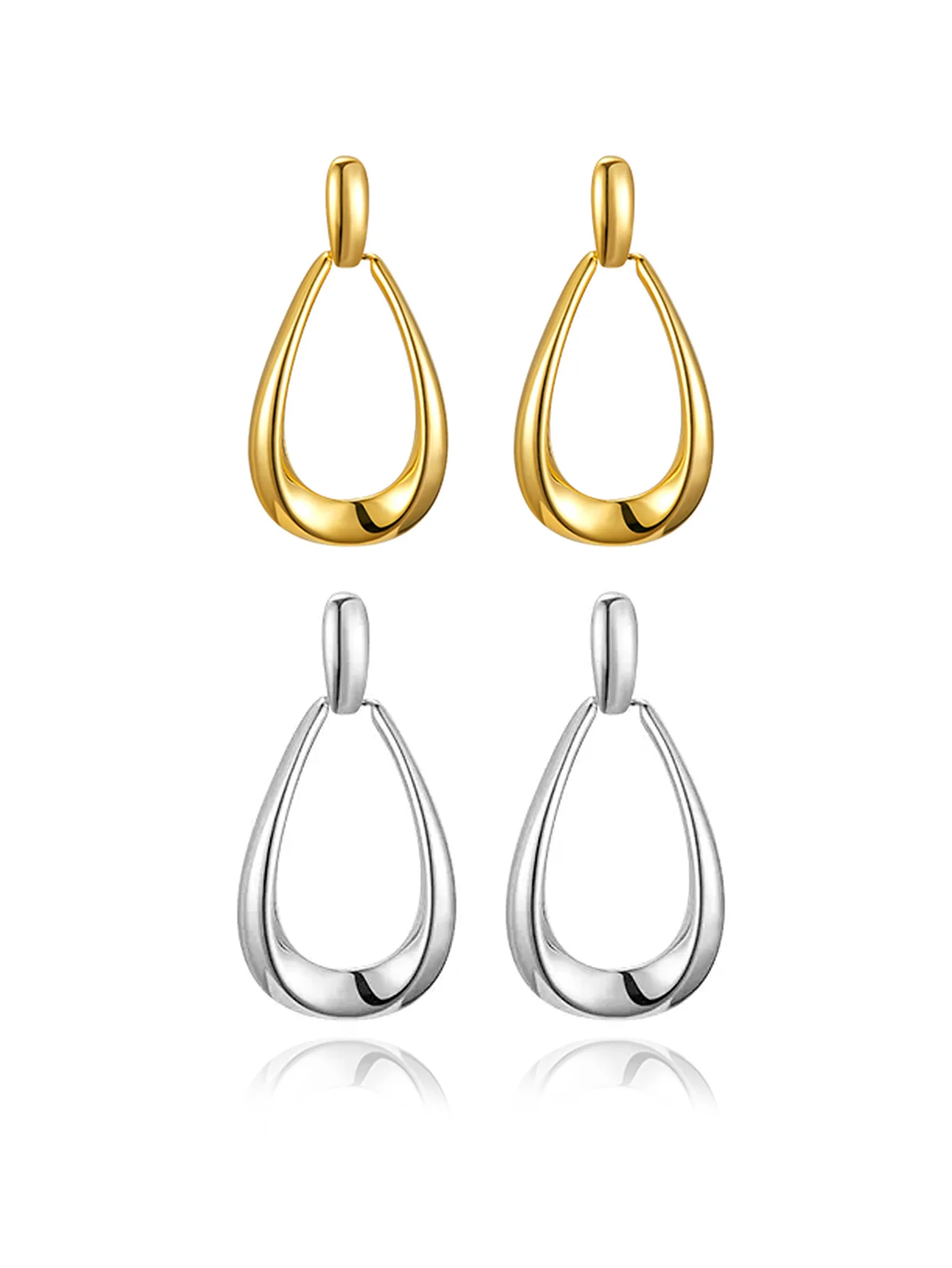 925 Silver Gold Plated Plain Circle Earrings French Minimalist Hypoallergenic Valentine Gift Box
925 Silver Gold Plated Plain Circle Earrings French Minimalist Hypoallergenic Valentine Gift Box