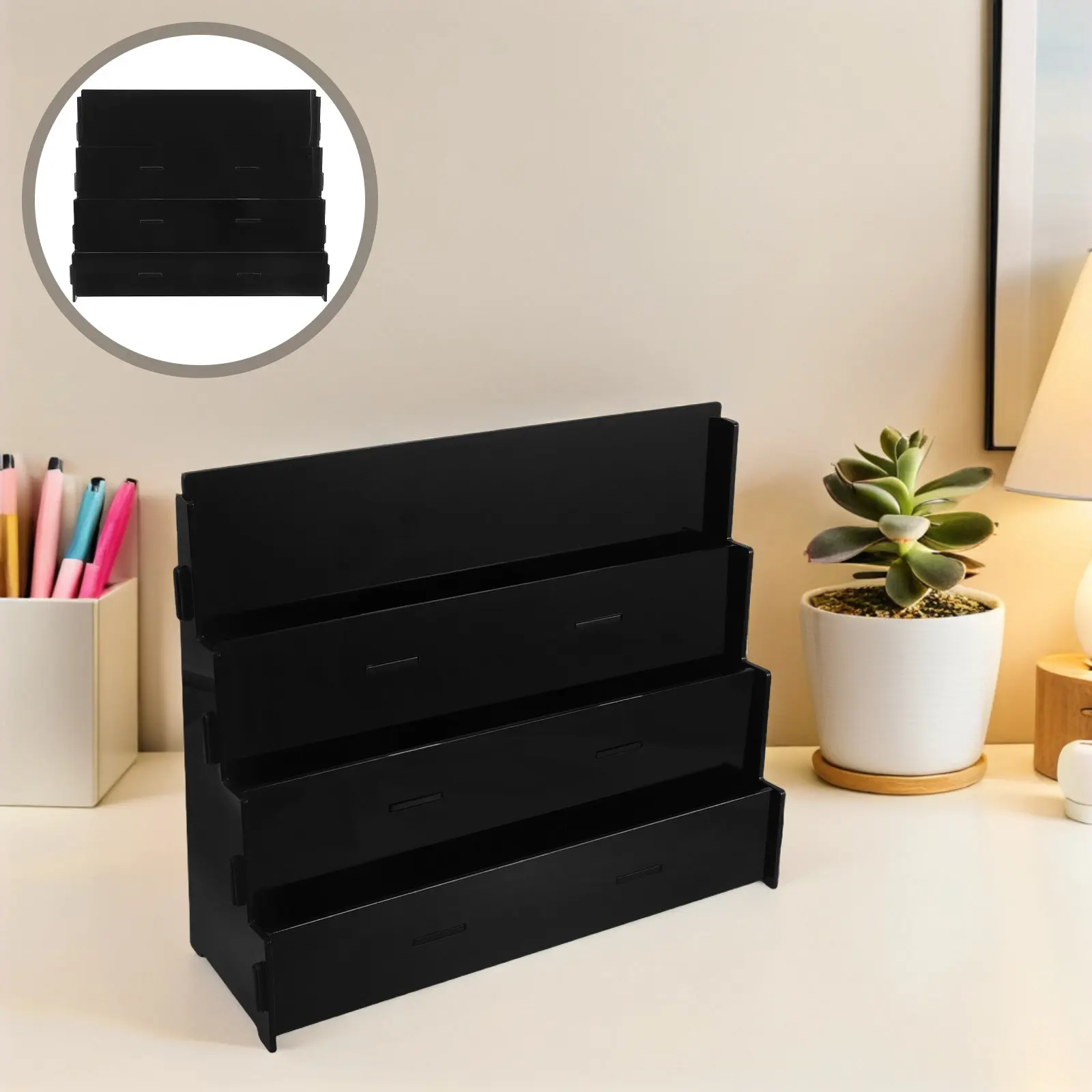 Прозрачная акриловая подставка для карточек, 3-ярусная, для спортивных и коллекционных карточек, настольная витрина для бейсбольных карточек
Прозрачная акриловая подставка для карточек, 3-ярусная, для спортивных и коллекционных карточек, настольная витрина для бейсбольных карточек