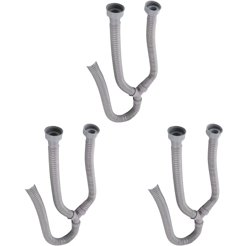 ABUP-3Pcs 3.5Ft Washing Machine Pvc Y Shaped Drain Discharge Hose Washer Pipe Connector , With 2 Waterproof Rings
ABUP-3Pcs 3.5Ft Washing Machine Pvc Y Shaped Drain Discharge Hose Washer Pipe Connector , With 2 Waterproof Rings