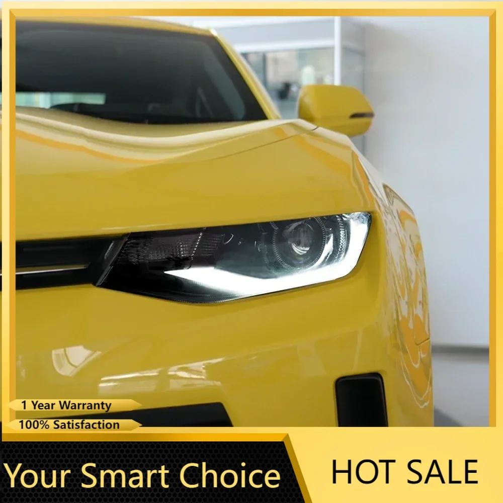 Модернизированные автомобильные передние фонари для Chevrolet Camaro 2016-2019, авто фары в сборе, светодиодный динамический стример, аксессуары для линз проектора
Модернизированные автомобильные передние фонари для Chevrolet Camaro 2016-2019, авто фары в сборе, светодиодный динамический стример, аксессуары для линз проектора