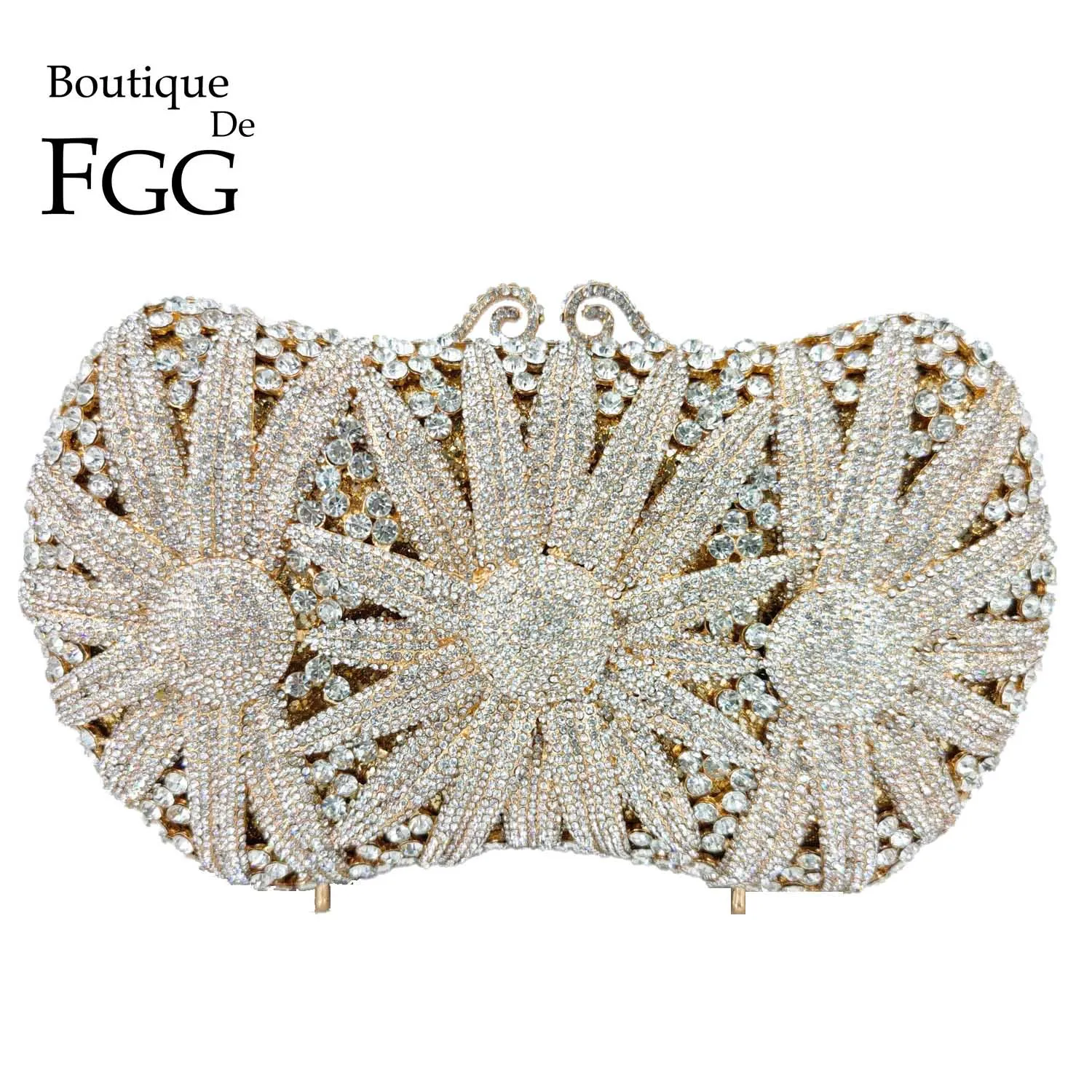 Boutique De FGG Women Flower Clutch Evening Bags Bridal Rhinestone Handbags Wedding Party Minaudiere Purses Bag
Boutique De FGG Women Flower Clutch Evening Bags Bridal Rhinestone Handbags Wedding Party Minaudiere Purses Bag