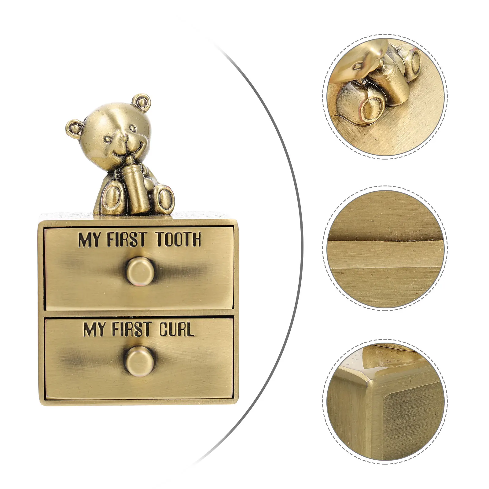 1pc Teeth Storage Box Tooth Holder s Souvenir Box Fetal Hair Container Deciduous Tooth Keeper Lightweight Portable Bear
1pc Teeth Storage Box Tooth Holder s Souvenir Box Fetal Hair Container Deciduous Tooth Keeper Lightweight Portable Bear