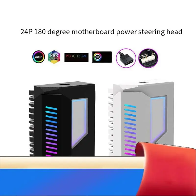 ATX 24Pin Adapter 180 Degree ARGB Adapter 5V Synchronization For Desktop PC Motherboard DIY Computer Accessories-X62A
ATX 24Pin Adapter 180 Degree ARGB Adapter 5V Synchronization For Desktop PC Motherboard DIY Computer Accessories-X62A
