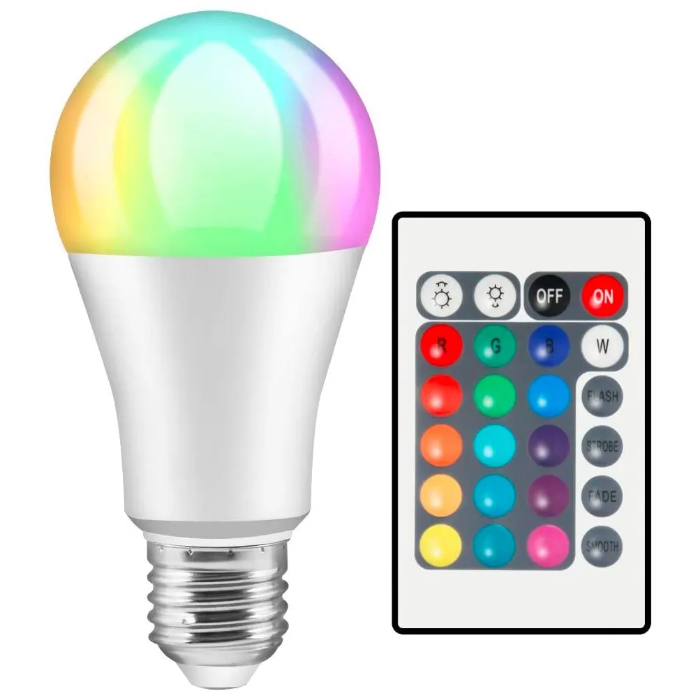 Лампочка E27 меняющая цвет, диммирусветодиодный светодиодная лампочка, RGB 5 Вт 7 Вт 9 Вт, лампочка настроения для украшения комнаты, дня рождения, домашнего бара
Лампочка E27 меняющая цвет, диммирусветодиодный светодиодная лампочка, RGB 5 Вт 7 Вт 9 Вт, лампочка настроения для украшения комнаты, дня рождения, домашнего бара